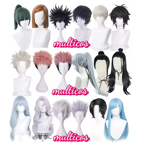 High Quality Jujutsu Kaisen Wigs Gojo Satoru Zenin Maki Kugisaki Nobara Itadori Yuji Fushiguro Megum