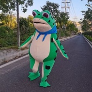 青蛙人偶服充气款青蛙人穿玩偶服青蛙人偶服Frog Mascot Costume doll clothes Inflatable Big Frogman Wear maskot katak kostum tiktok mascot