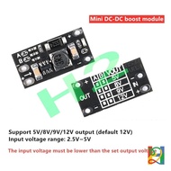 Boost DC-DC lithium battery mini booster circuit 3V / 3.2V / 3.3V / 3.7V / 5V / 9V To 12V with 5V / 