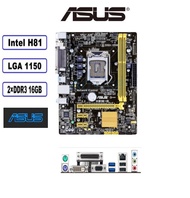 MAINBOARD/1150/ASUS H81M-D/DDR3/GEN4