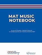 Mat Music Notebook: Formato A4 con 8 pentagrammi ben spaziati e pagine per appunti – Comodo per scri