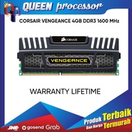 RAM 4GB DDR3 1600MHz CORSAIR VENGEANCE MEMORY MEMORI