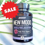 80% Sale!!EXP:07/2025 อาหารเสริม New Mood Formulated to Help Mood & Relaxation 30 Capsules (ONNIT®)