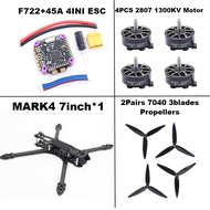 Rctosky MARK4 V2 7inch F722 Flight Control 45/60A 4INI ESC rack drone FPV carbon fiber PV Racing Dro
