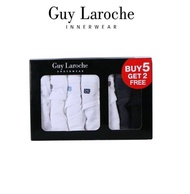 Guy Laroche กางเกงในชาย รุ่น PACK 7 ชิ้นสุดคุ้ม ( สีขาว 5 ) และสีเทา,สีดำ (JUS4902R8WH)