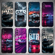 SUPRA Nissan GTR R35 for Samsung A6 A8 Plus A7 A9 Compatibility TPU Phone Cases Soft protective cove