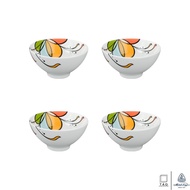 Balloon: Porcelain Rice Bowl 11.5cm - Bundle Pack of 4 (Minh Long I)