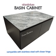 Basin Cabinet / Aluminium Basin Cabinet / Wall Mounted Basin Cabinet / Bathroom Counter / Aluminum Basin Cabinet