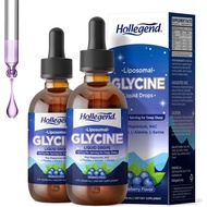 Liposomal Glycine Supplements for, 1.5/3g Glycine Liquid Drops with Magnesium, L-Theanine & L-Serine