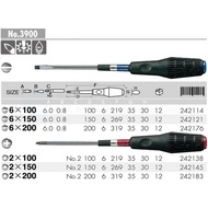 Elastic soft-handled screwdriver No.3900 150mm long Anex Japan, anex Japanese screwdriver