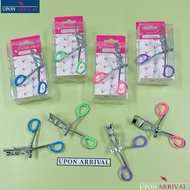 Stainless Steel Eyelash Curler Candy Color Rubber Makeup Eyelash Curler Tools W/ Box Quality 15398