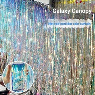 Attractions Galaxy Sky Curtain Finished Product Corridor Rain Silk Curtain Outdoor Attractions Sky C