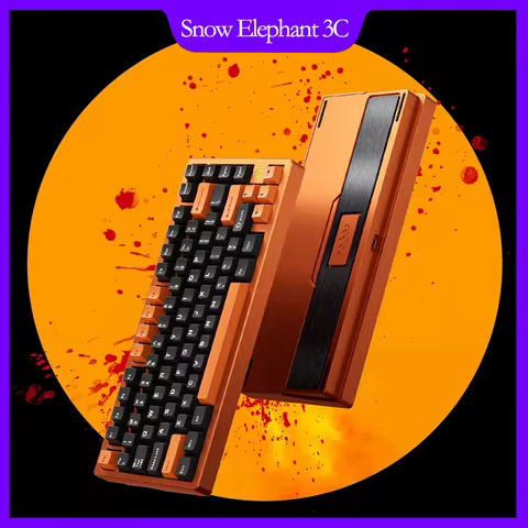 PMO WAVE75 Mechanical Keyboard CNC-Machined Wireless Bluetooth Magnetic Attachment Quick-Release RGB