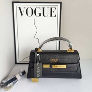 GS Croco Black Modern Fashion Handbag 1718