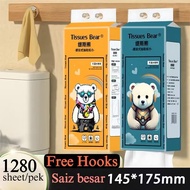 Tissue 1280 Sheets Pull-Out Paper 4 Layers Thick Hanging