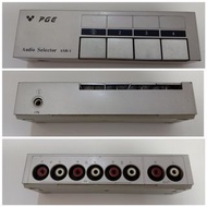 8成新 Audio Selector 1分3 音效選擇器
