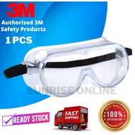3M 1621AF Safety Googles For Splash(Clear) 防护眼镜 护目镜 Spectacle Eyewear Chemical Protection Anti Fog
