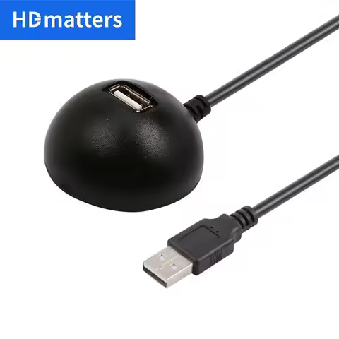 Desktop USB Extension Cable USB 2.0 Docking Extension Cable with Base Desktop USB 2.0 male to female