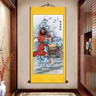 ✨Zhongkui Portrait Living Room Entrance Scroll Painting Hanging Painting Corridor Zhongkui Portrait 