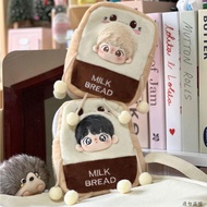 10cm娃包棉花娃娃吐司面包片外出包无属娃衣头套配饰书包包挂件10cm bun, cotton doll, toast, bread slices suoqiaoup04291.my20240909