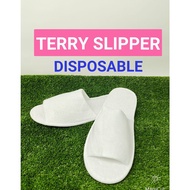 Terry Disposable Slipper /Travel Hotel SPA Room/Open Toe Slipper Shoes /Individual Packing