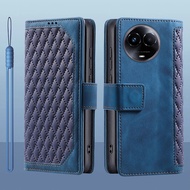 For OPPO Realme 11 5G Case Leather Wallet Phone Case for Realme 11x 5G Case Realme11 5G Cover Flip C