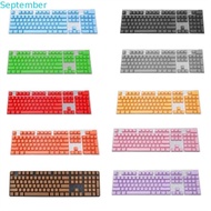 SEPTEMBER Mechanical Keycaps Keyboard Replacement 104Pcs Mechanical Keyboard OEM Injection 61/ 87 10