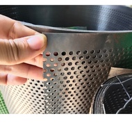 (Width 1m2 - length 2m2 - corrugated iron hole 4mm 6mm 8mm) Honeycomb perforated mesh to make speake