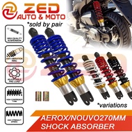 Motorcycle 270mm Shock Absorber / Rear Suspension for Aerox, Nouvo