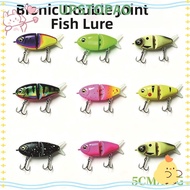 UPSTOPAO Glide Bait Lure, Plastic Metal Material 5.8g Weight Fishing Lure Bait, Glide With Hook Mini