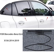 FIT For Mercedes-Benz GLA X156 14-19 EQA H247 2020-2025 Stainless steel black Exterior Window Moldin