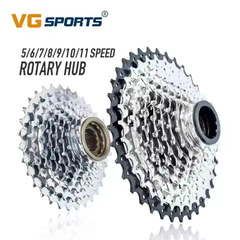 VG Sports Bike Freewheel Sprockets 5/6/7/8/9/10/11 Speed Thread Type 5s 6s 7s 8s 9s 10s 11s 28T 32T 