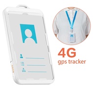 ผู้จัดพิมพ์4G ตัวติดตาม GPS บัตรประจำตัวนักเรียนพร้อมเชือกสองทาง SOS เวลาสแตนด์บายแอปฟรีสำหรับอุปกรณ