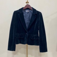 Velvet Blazer, Work Blazer, College Blazer, premium Blazer, Black Blazer, crop Blazer, Office Blazer