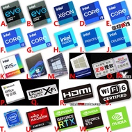 Original 12th Generation core i9 i5 i7 i5 i3 evo Notebook Desktop Computer cpu Sticker Label