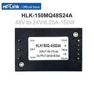 HLK-150MQ48S24A 150W Isolated DC-DC Power Module 48VDC to 24V Industrial Railway Step Down Converter