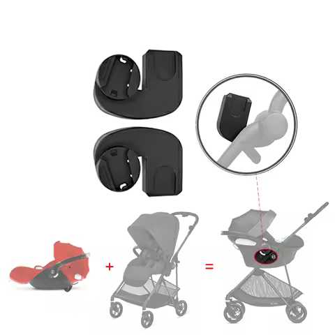 Stroller Adapter Compatilbe Cybex Melio Buggy Melio2/3/Carbon/Pro And Aton Cloud Q/Z Maxi Cosi Nuna 