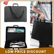 ACECINAR 1Pcs A3 Drawing Board Bag, Zipper Closure Top Handle A3 Folder Bag, Waterproof Large Capaci