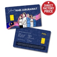 Taukemas 999 Gold Wafer - Nurse Day Hari Jururawat 1g