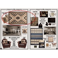 RRL Double RL Navajo Rug Carpet/ Ethnic Floor Mat/ (Brown)