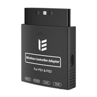 RGEEK Wireless Controller Adapter Wireless Controller Converter for PS1/PS2 Console Compatible with 