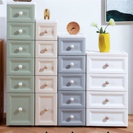 Crevice Storage Cabinet Kitchen Bathroom Cabinet 20/25cm Drawer Cabinet Large Capacity Plastic Cabin