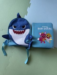 Baby Shark 兒童背囊書包連布書busy book 蒙特梭利