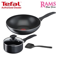 Tefal Cook & Clean 4 Pcs Cookware Set with Glass Lid / Cookware / Kitchenware / Kuali Tak Melekat - 