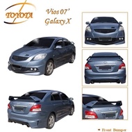 Toyota vios galaxy x Bodykit body kit front side rear skirt lip bumper boot trunk spoiler wing 2008 2009 2010 2011 2012