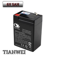 6V5AH/ 6V4.5AH RECHARGEABLE BATTERY SEALED LEAD ACID BATTERY ELEKTRIK MOTOR KERETA BUDAK( TIANWEI )