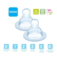 MAM Silk Teat Replacement Teat For MAM Bottle (2PCS)