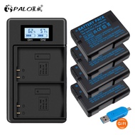 PALO EN-EL14 EN EL14 EN EL14a Baery   B LCD Dual Charger for Nikon D3100 D3200 D5100 D5200 DF P7000 P7100 P7200 P7700 P7