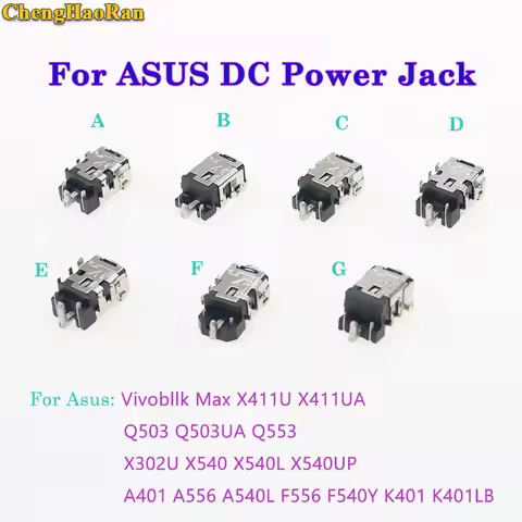 ChengHaoRan For ASUS X540 X540L K401 F540UP A556 A401 X411U Q503 Q553 Q503UA NEW DC Power Jack Charg