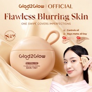 Glad2Glow FLAWLESS BLURRING SKIN TINT High Coverage Lightweight Long Lasting Foundation Tinted Moist